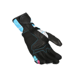 MACNA KROWN Señoras Moto Cuero Guantes Negro Gris Claro Azul - GUANTES
