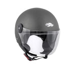 KAPPA Kv40 Hawaii Moto Cara Abierta Urbano Casco Titanio - CASCO