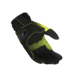 MACNA JUGO Moto Cuero Deportes Guantes Negro Amarillo - GUANTES