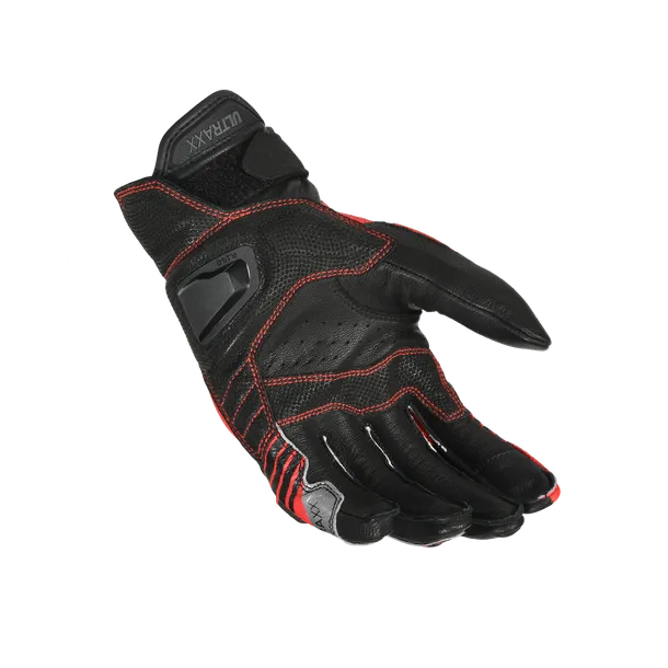 MACNA ULTRAXX Hombre Moto Deportivos Jinetes Guantes Negro Rojo - GUANTES