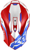 KAPPA KV49 Motocicleta Motocross Casco Rojo Blanco - CASCO