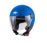KAPPA KV40 Hawaii Moto Cara Abierta Casco Azul Mate - CASCO