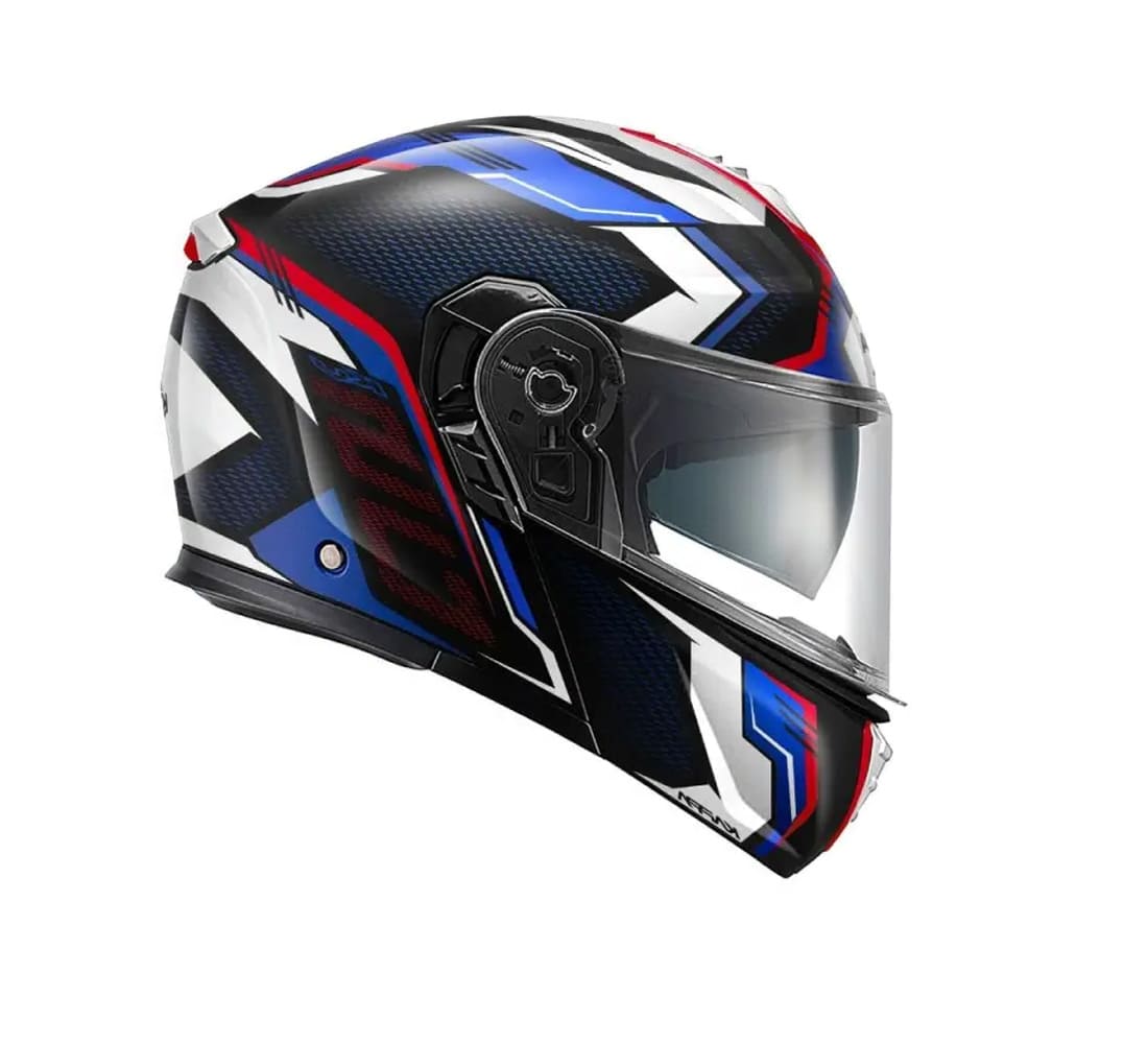 KAPPA KV50 MOTO MODULAR CASCO AZUL NEGRO ROJO - CASCO