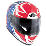 KAPPA KV41 Dallas Moto Integral Turismo Casco Blanco Brillante Rojo - CASCO
