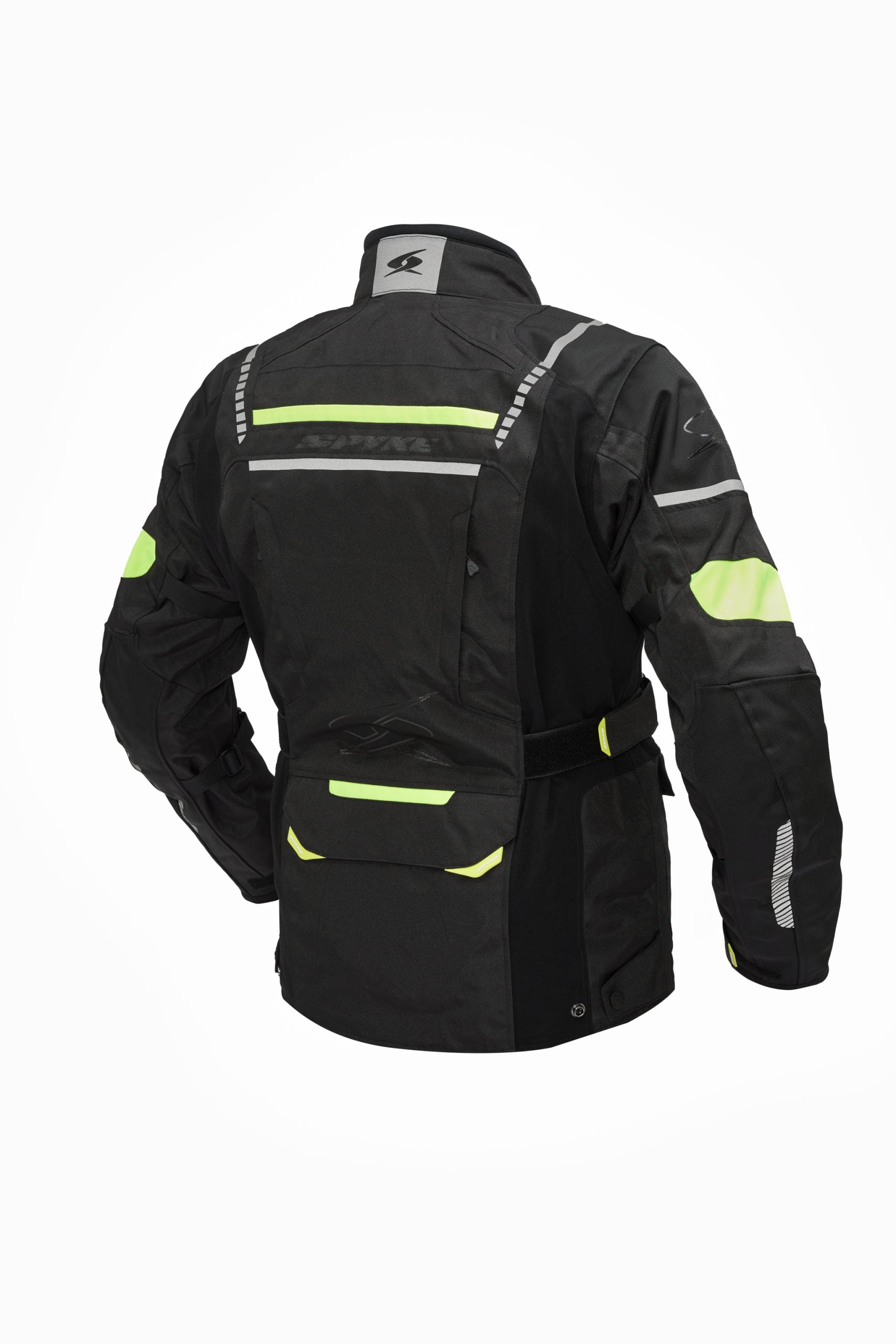 SPYKE - COMPASS DRY TECNO JACKET BLACK/FLUOYELLOW