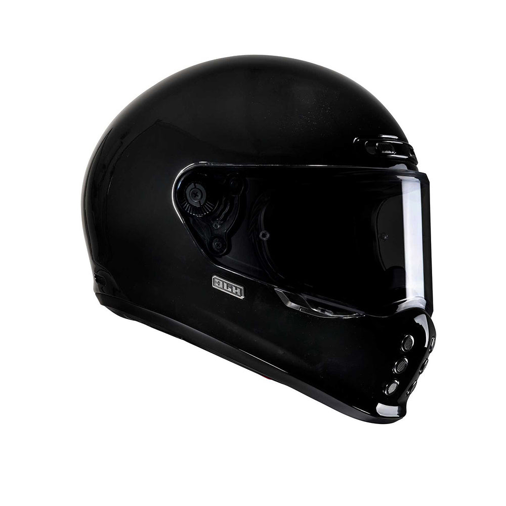 HJC V10 GRAPE motociclismo integral Casco negro brillante