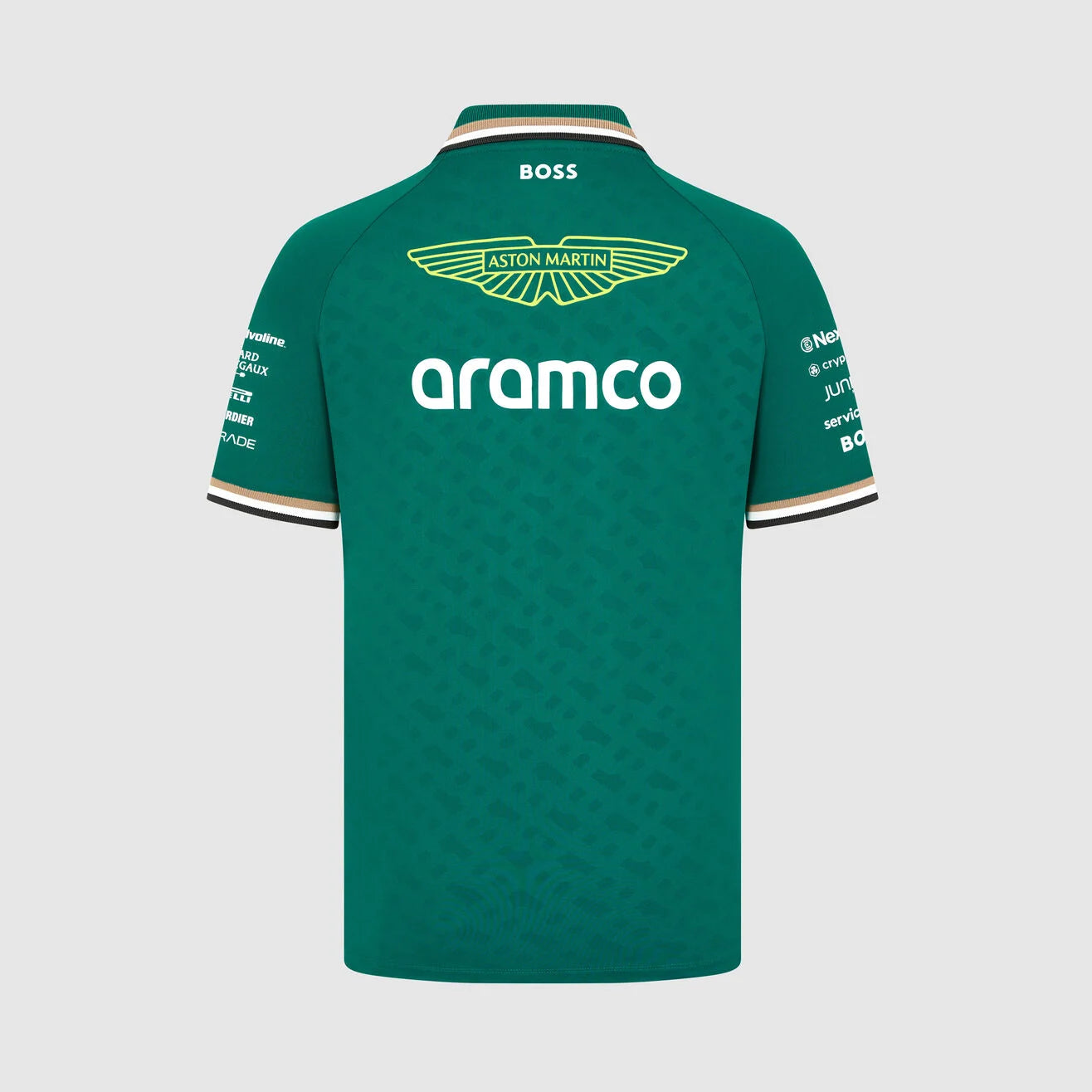 ASTON MARTIN F1 Hombres Rp Equipo Polo Verde