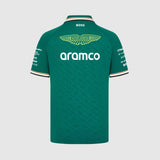 ASTON MARTIN F1 Hombres Rp Equipo Polo Verde