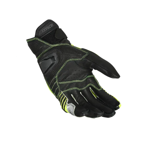 MACNA ULTRAXX Hombre Moto Deportivos Jinetes Guantes Negro Amarillo - GUANTES