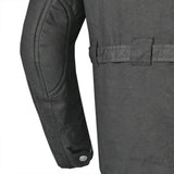 VESTE EN COTON CIRÉ TACTIQUE BELA POUR HOMME, NOIRE