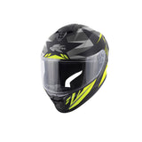 KAPPA KV51 ZENITH ABS motocicleta integral Casco negro titanio amarillo flúor