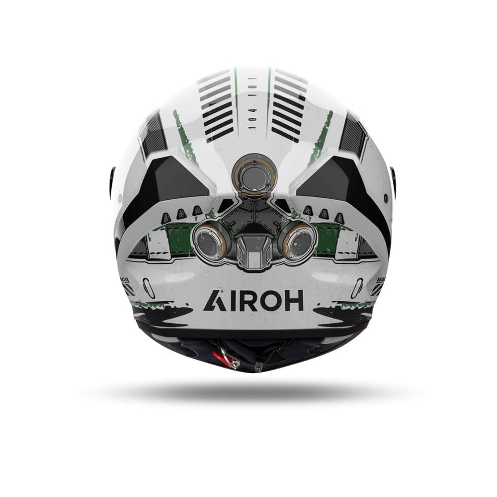  AIROH CONNOR ALLIGATOR Moto Integral Casco Brillo E06
