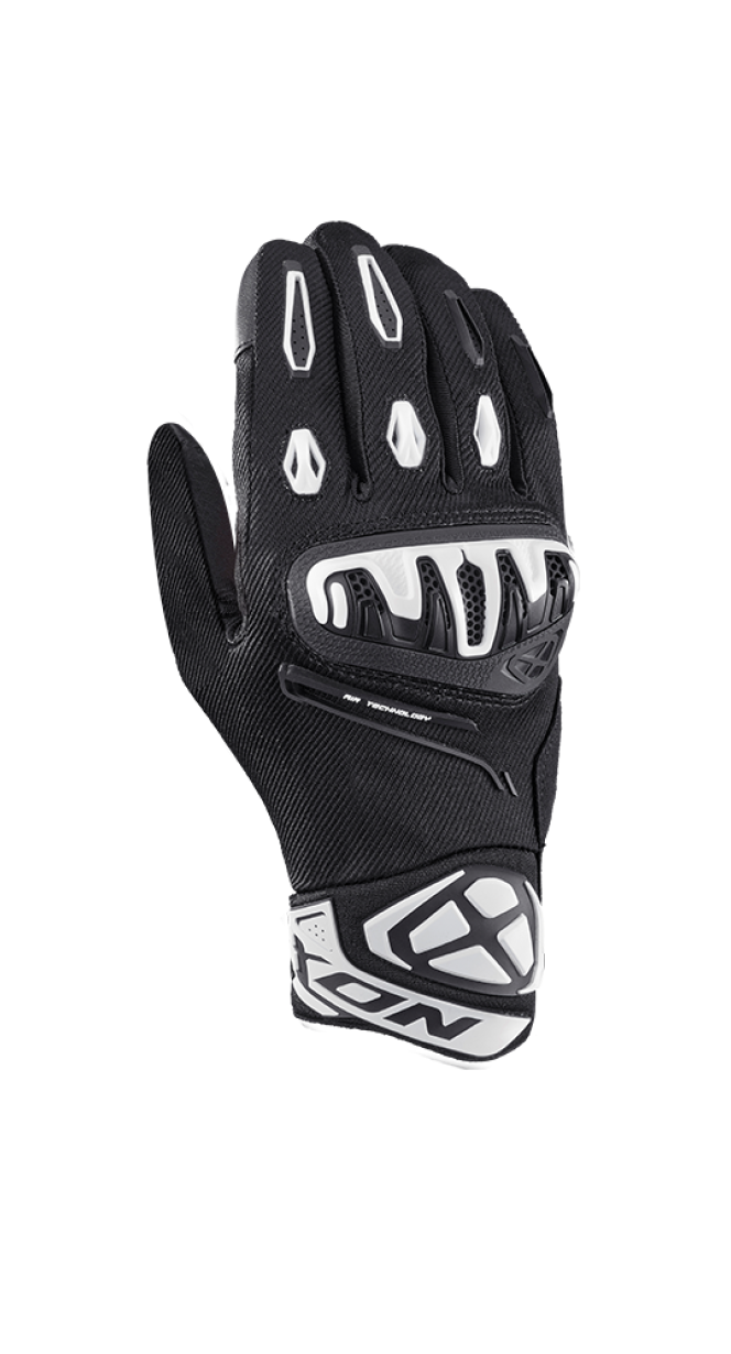 IXON Mirage Air Roadster Guantes Para hombres Negro blanco - GUANTES