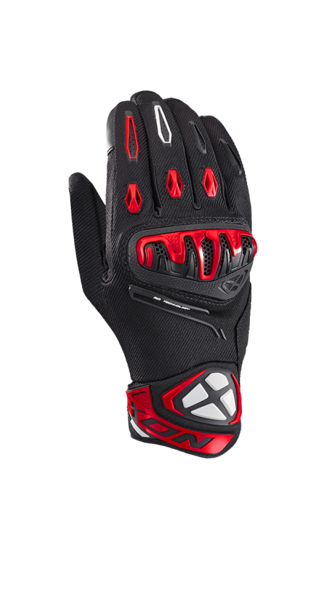 IXON Mirage Air hombres Roadster Guantes negro blanco rojo - GUANTES