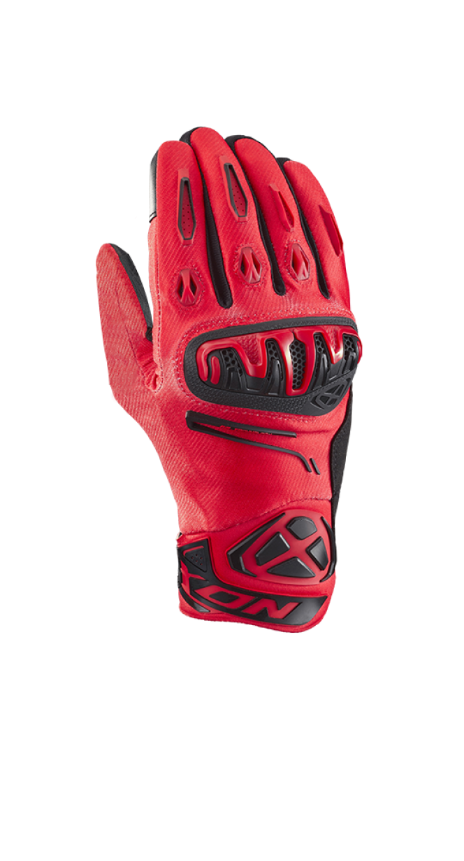 IXON Mirage Air hombres Roadster moto Guantes negro rojo - GUANTES