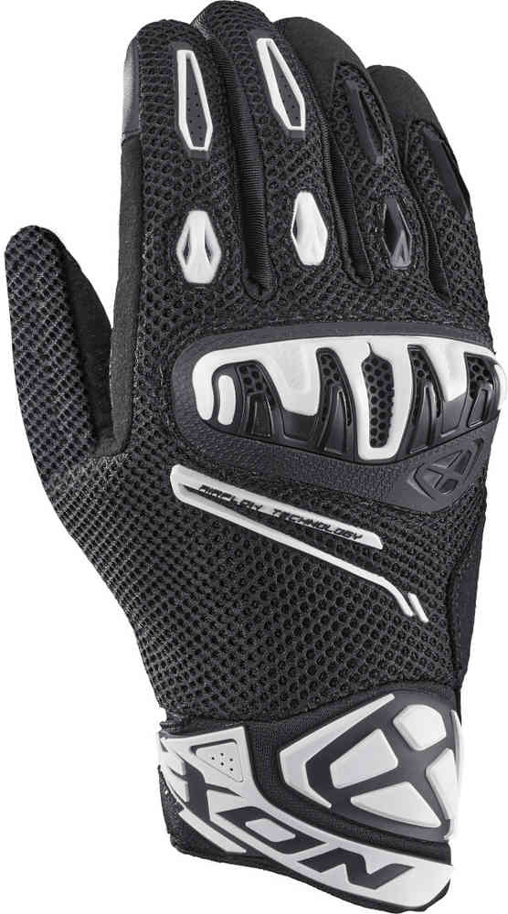 IXON MIRAGE AIRFLOW HOMBRE ROADSTER GUANTES NEGRO BLANCO - GUANTES