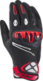IXON MIRAGE AIRFLOW hombre Roadster moto Guantes Negro Blanco Rojo - GUANTES