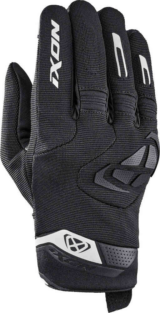 IXON MIG 2 HOMBRES Roadster LIGERO Guantes NEGRO BLANCO - GUANTES