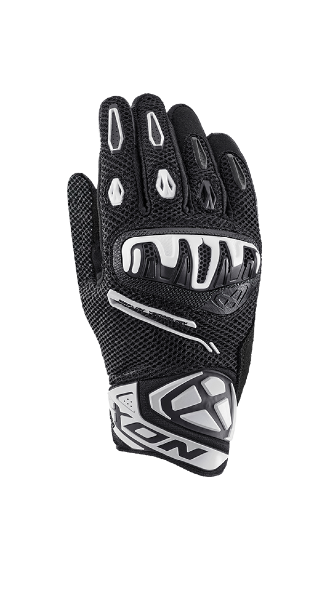 IXON MIRAGE AIRFLOW MUJER GUANTES MOTO NEGRO BLANCO - GUANTES
