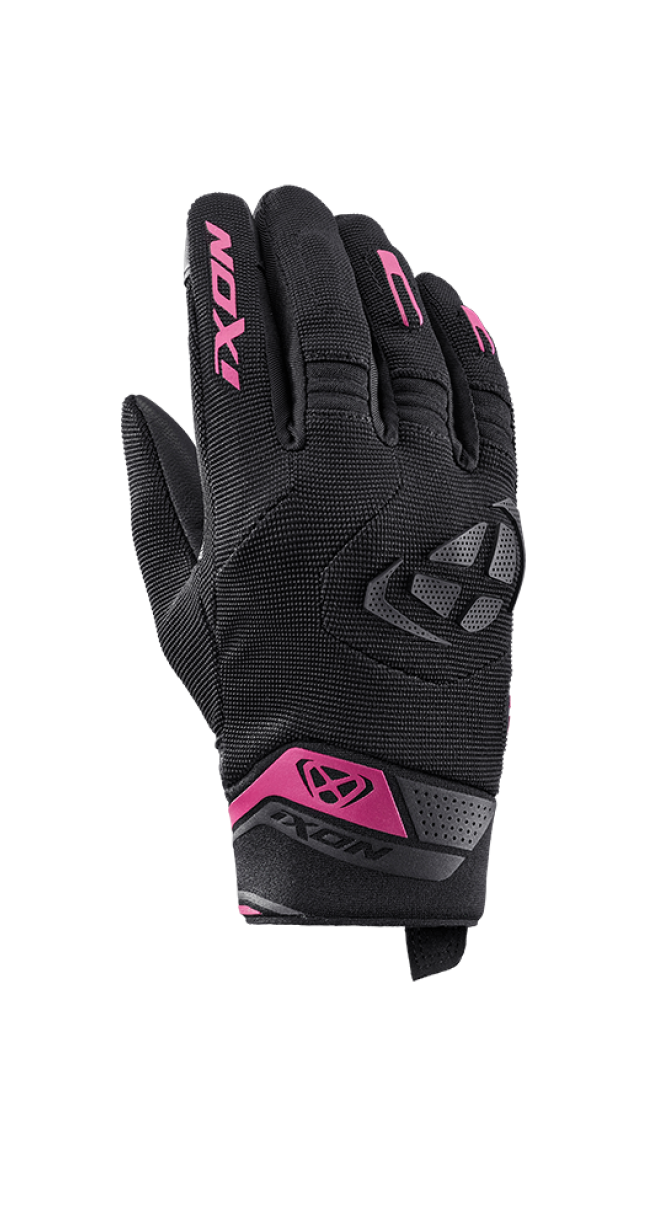 IXON MIG 2 MUJER GUANTES MOTO NEGRO ROSA - GUANTES