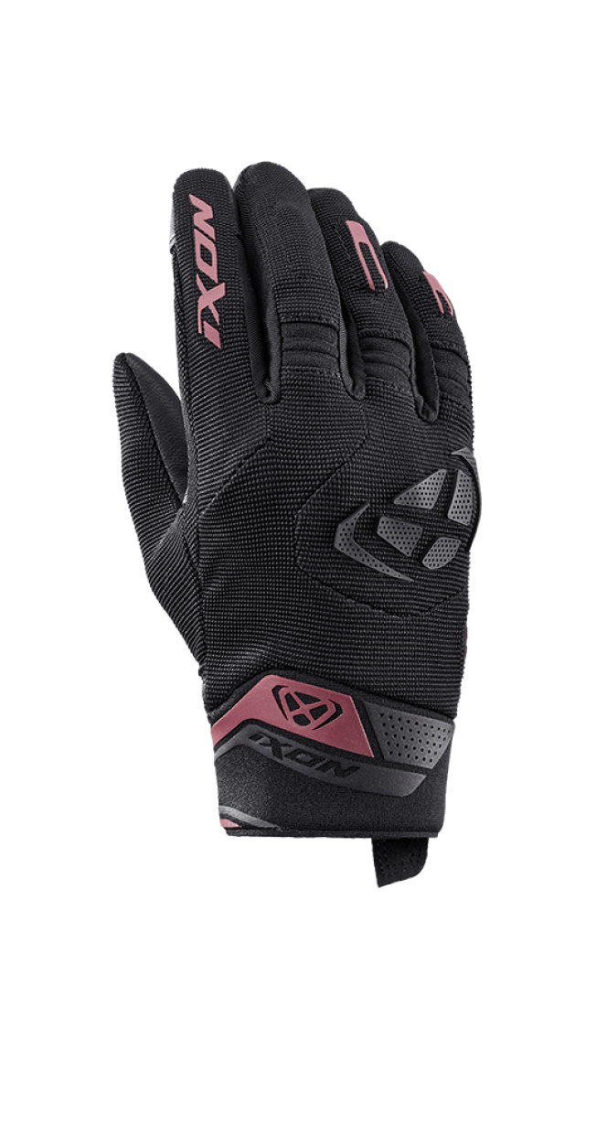 IXON MIG 2 MUJER GUANTES MOTO NEGRO BURDEOS - GUANTES