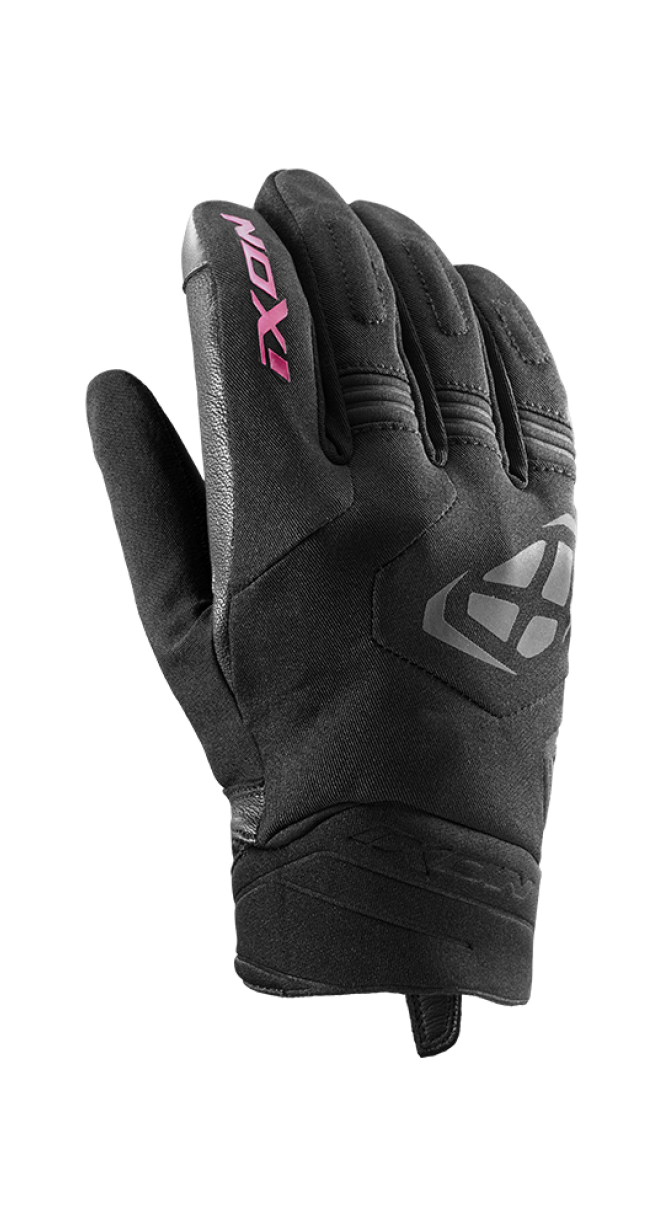 IXON MS MIG 2 WP MUJER GUANTES MOTO NEGRO ROSA - GUANTES