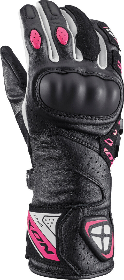 IXON THUND MUJER GUANTES MOTO NEGRO ROSA - GUANTES