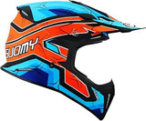 SUOMY-CASCOS X-WING SUBATOMIC MATT ORANGE/BLUE