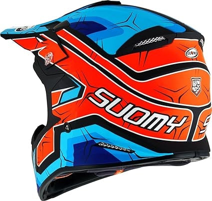SUOMY-CASCOS X-WING SUBATOMIC MATT ORANGE/BLUE