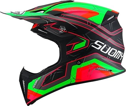 SUOMY-CASCOS X-WING SUBATOMIC MATT BLACK/GREEN