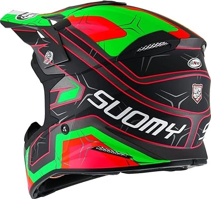 SUOMY-CASCOS X-WING SUBATOMIC MATT BLACK/GREEN