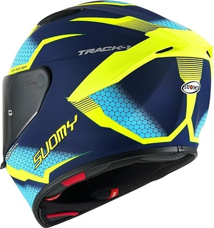 SUOMY-CASCOS TRACK-1 REACTION MATT BLUE/YELLOW