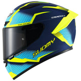 SUOMY-CASCOS TRACK-1 REACTION MATT BLUE/YELLOW