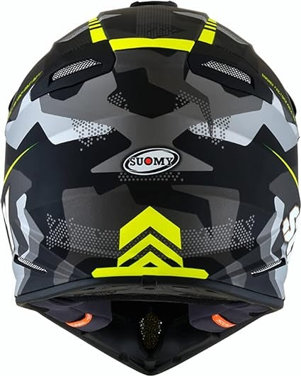 SUOMY-CASCOS X-WING CAMOUPLANOER MATT YELLOW