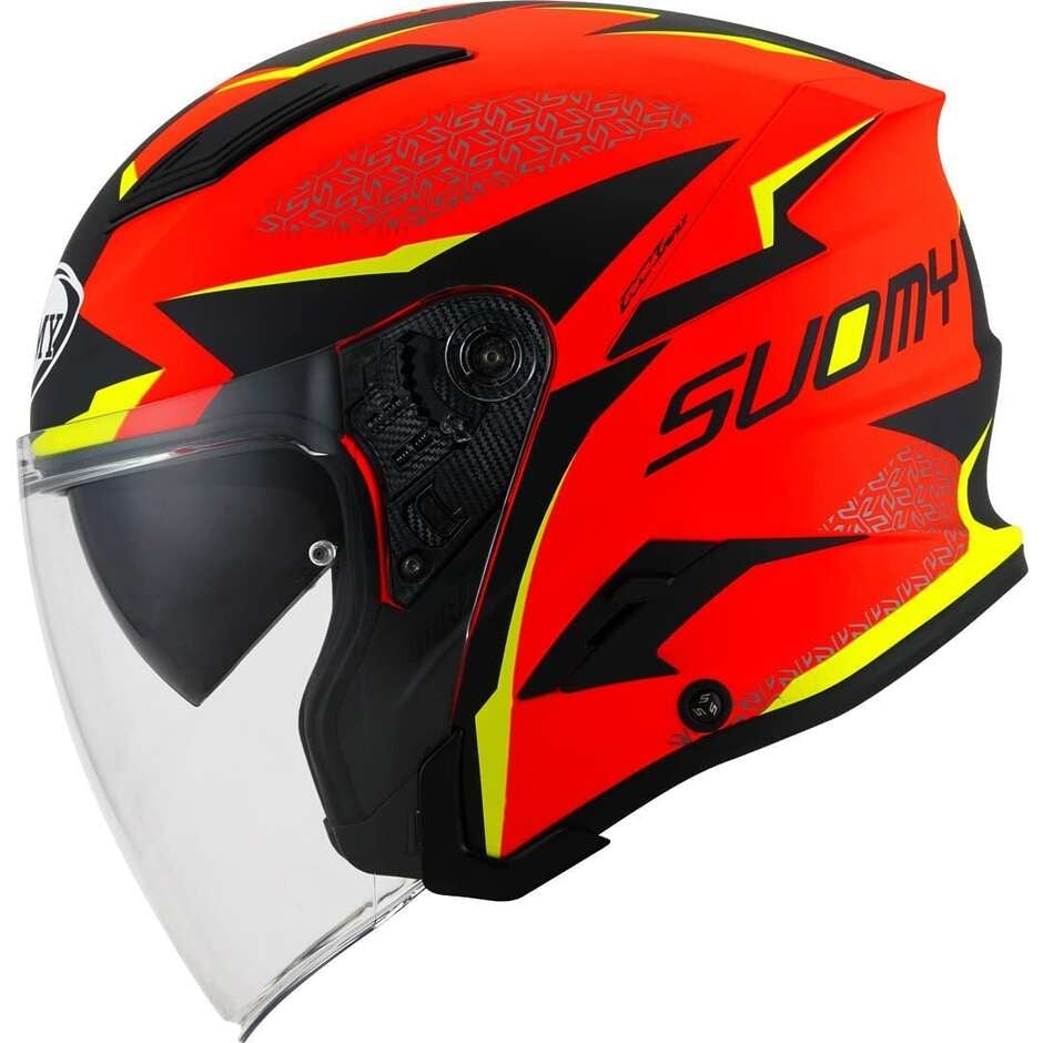 SUOMY-CASCOS SPEED JET LUMINISM MATT RED