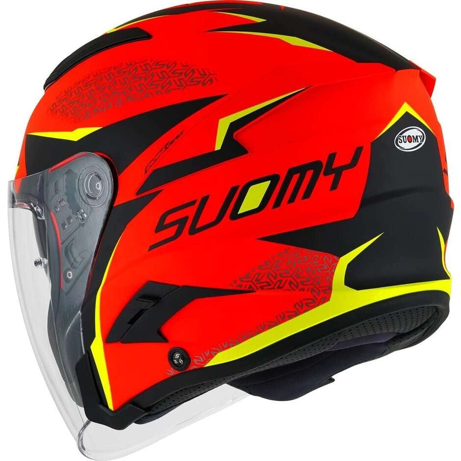 SUOMY-CASCOS SPEED JET LUMINISM MATT RED