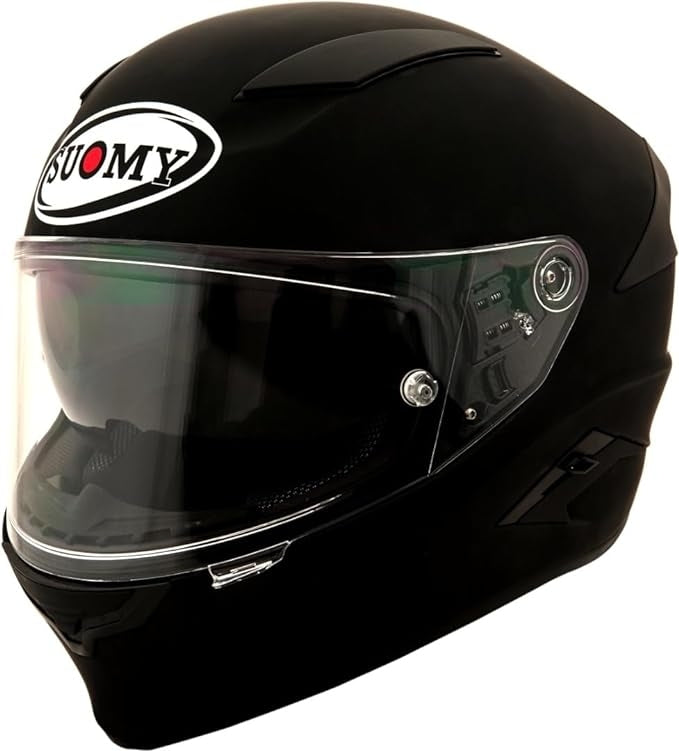 SUOMY-CASCOS SPEEDSTAR PLAIN MATT BLACK