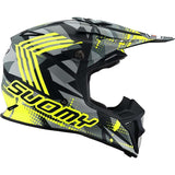 SUOMY-CASCOS MX SPEED PRO SERGEANT MATT GREY/YELLOW FLUO