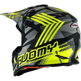 SUOMY-CASCOS MX SPEED PRO SERGEANT MATT GREY/YELLOW FLUO