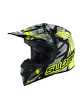 SUOMY-CASCOS MX SPEED PRO SERGEANT MATT GREY/YELLOW FLUO