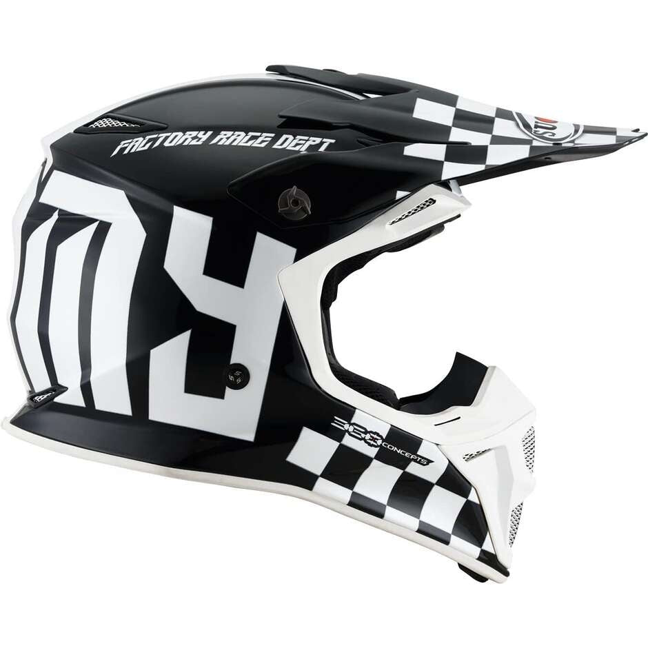 SUOMY-CASCOS MX SPEED PRO MASTER BLACK/WHITE