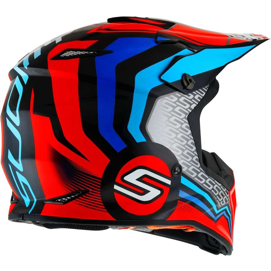 SUOMY-CASCOS MX SPEED PRO FORWARD ORANGE/BLUE