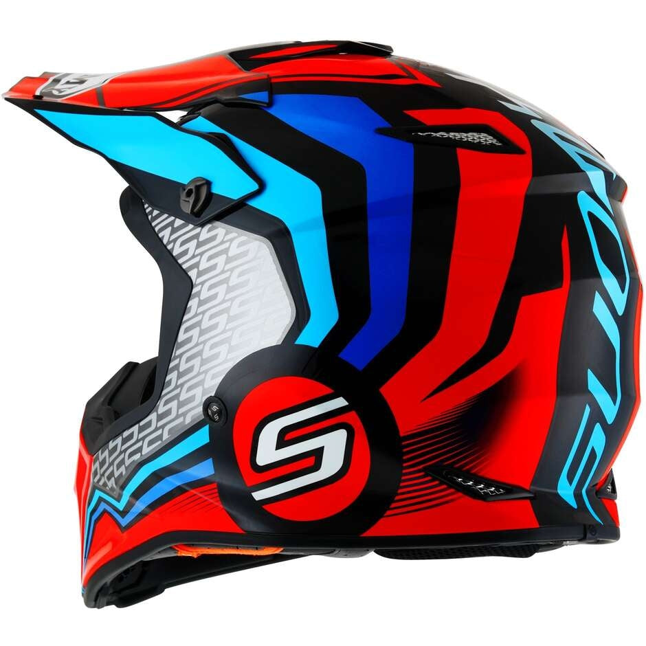 SUOMY-CASCOS MX SPEED PRO FORWARD ORANGE/BLUE