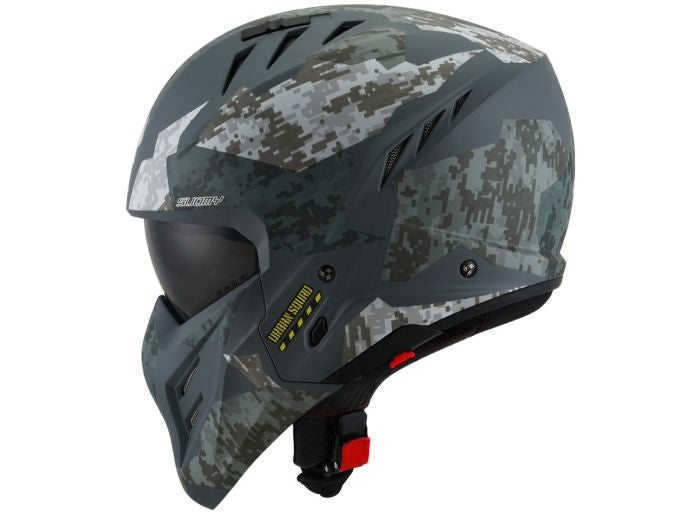 SUOMY-CASCOS ARMOR URBAN SQUAD CAMOUPLANOE MATT GREY