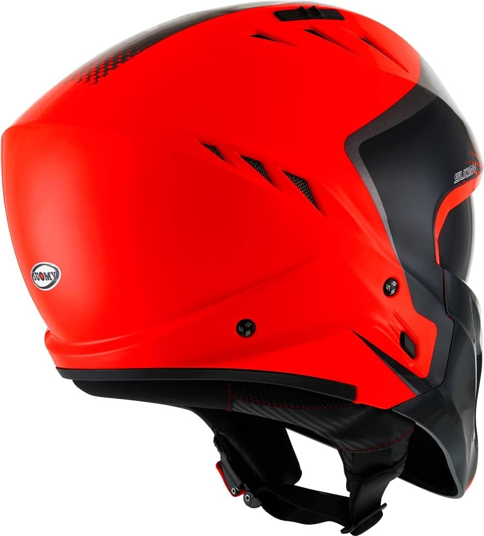 SUOMY-CASCOS ARMOR CREW ORANGE/BLACK E06