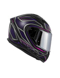 KAPPA - CASCO FULL KV56/NEONLADY NEGRO-MT/ROSA