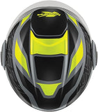 KAPPA - CAPACETE JET KV37/OREGON.D/READY GREY-MT/PRETO/AMARELO