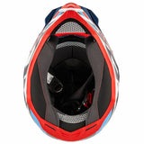 KAPPA - CASCO FULL KV30/EVO O/PLD/GRAYER BLANCO-BR/AZUL/ROJO