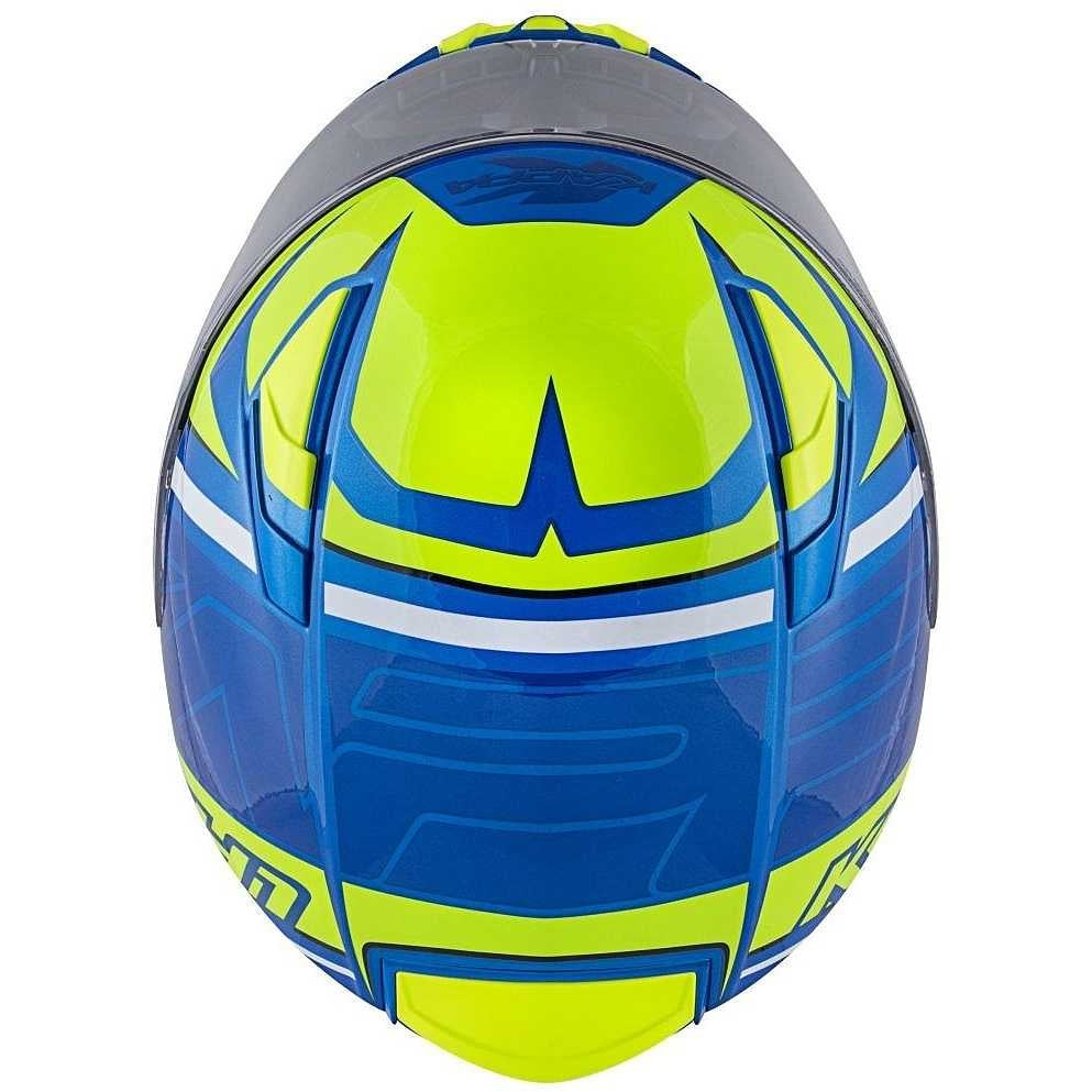 KAPPA - CASCO FULL KV41/DALLAS.D/SCRAPS TITANIO-MT/AZUL