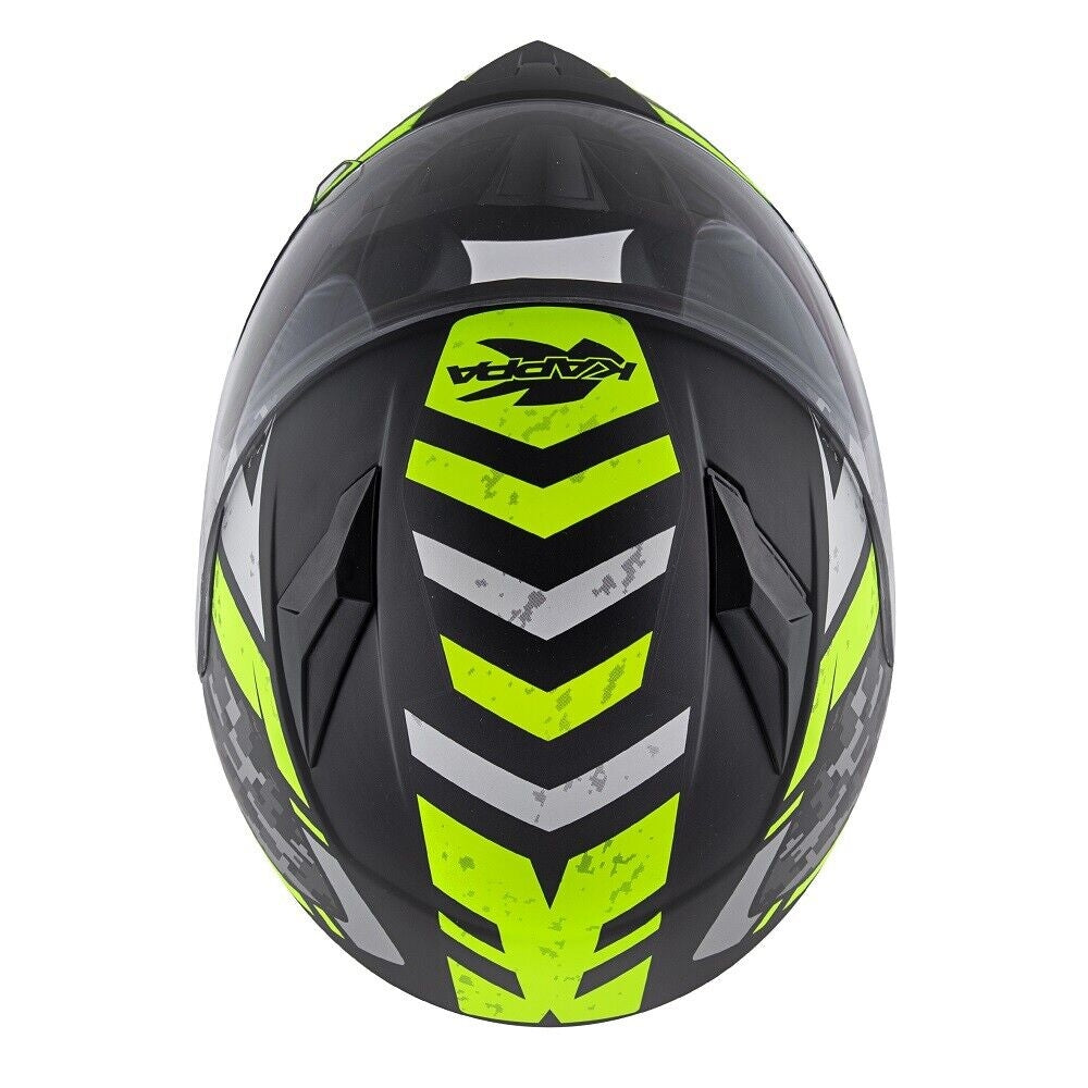 KAPPA - CASCO JUNIOR KJ04/BOOMD/PROX NEGRO-MT/YELLOW